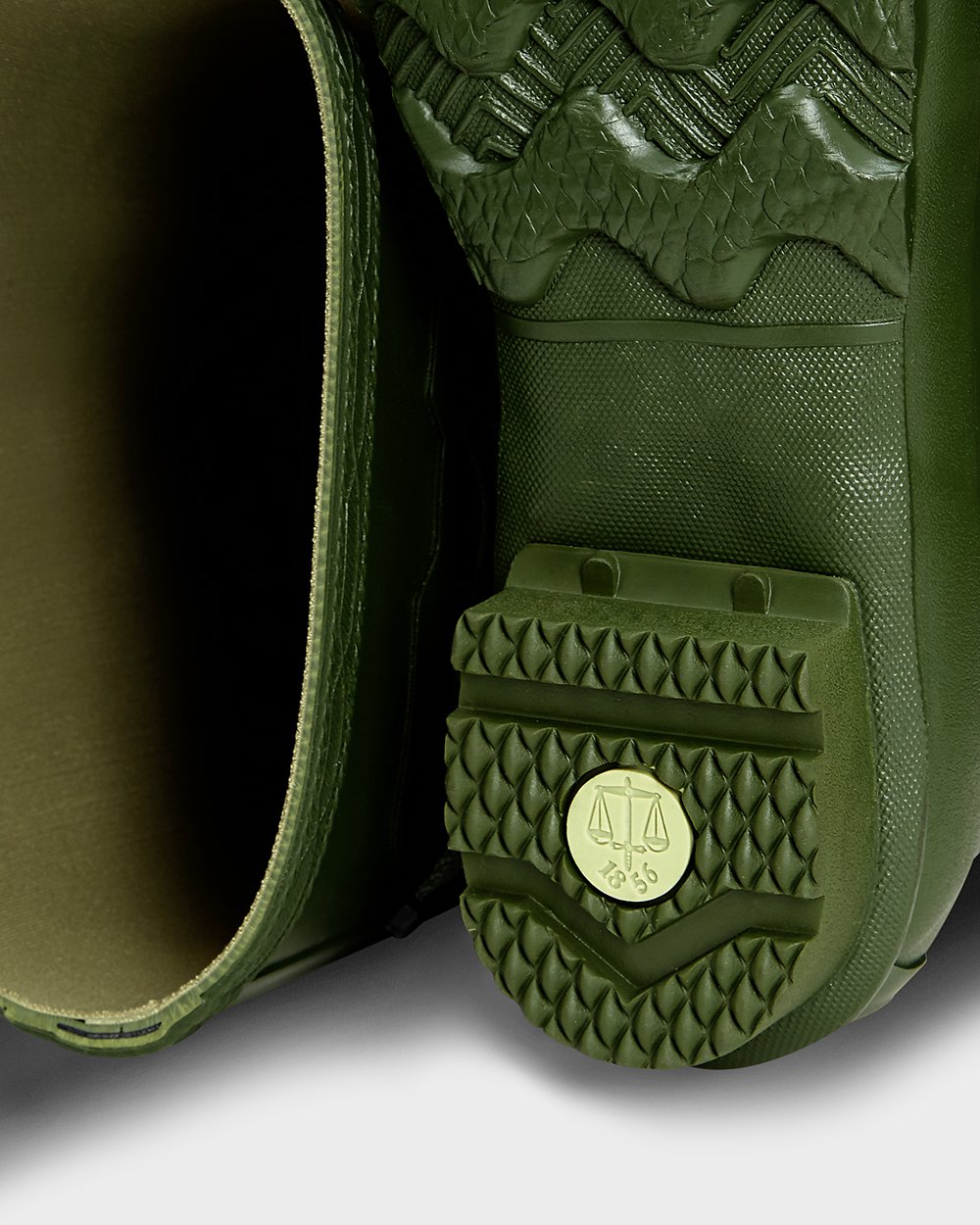 Hunter Hombre Norris Field - Botas de Lluvia Verde - 152-KAJOIQ